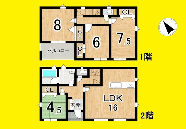 吉田町川尻　第5／の間取り