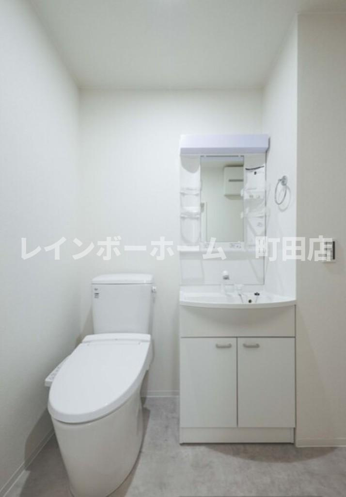 Agrande Odakyu-sagamihara4※初期費用分割後払いサービス利用可能物件の洗面所|室内写真はイメージです。実際の仕様と異なる場合がございますのでご注意ください。