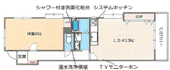 よもぎ台マンションの間取り