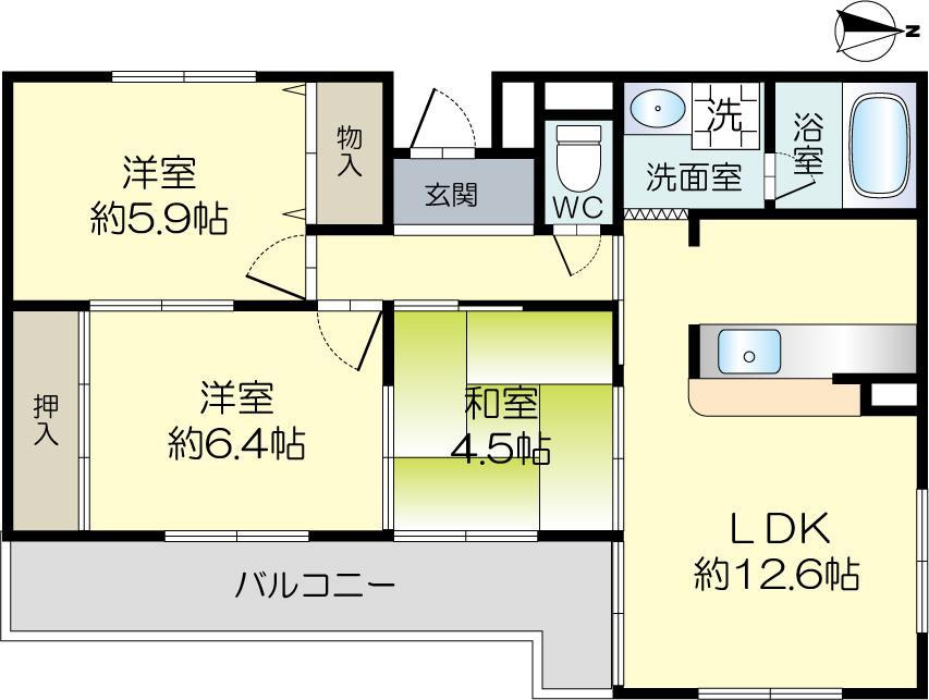 アーバンビレッジ香花園の間取り
