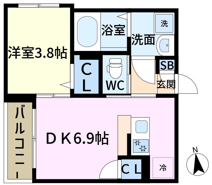 robot home 新小岩の間取り
