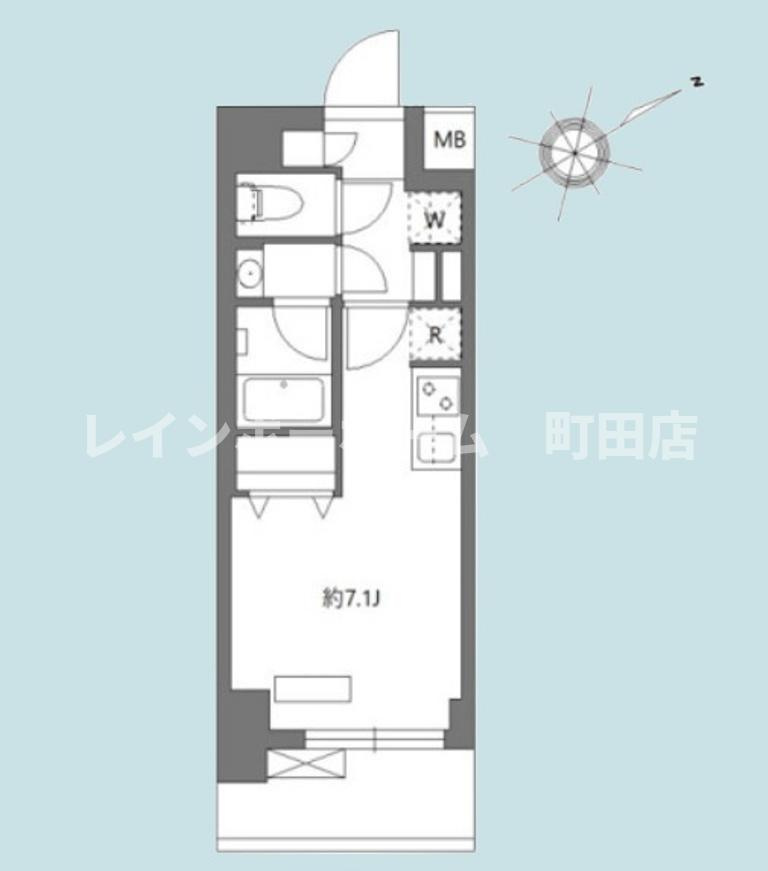 デュオステージ海老名2※初期費用分割後払いサービス利用可能物件の間取り