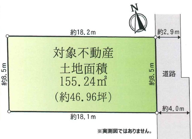 国分寺市本多4丁目 売地の土地図