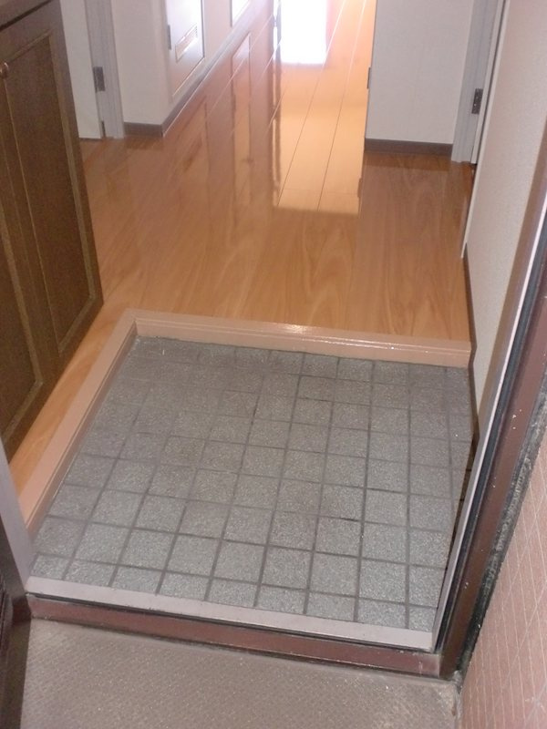 アヴェニール竹丘の玄関