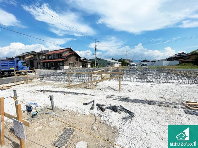 愛知郡愛荘町山川原　第2期　新築一戸建ての外観|現在の進捗状況です！順調に作業進行中、完成が待ち遠しいです！詳細の間取り等、お気軽にお問い合わせください！
