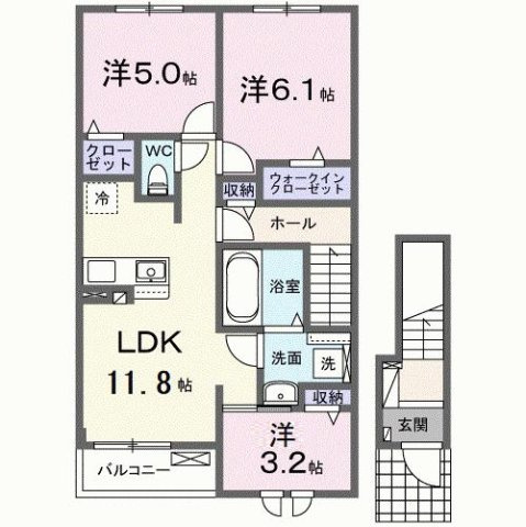 【間取り】 | バンブー　ロン