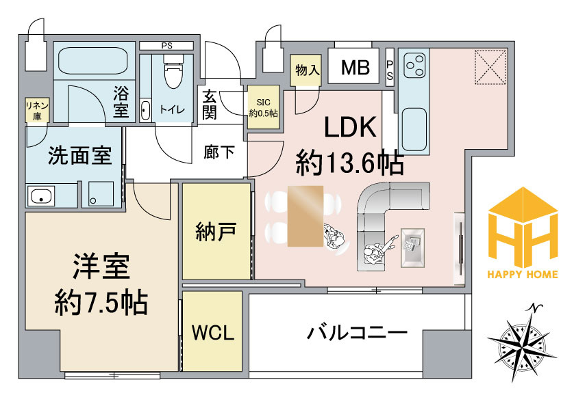 ザ・パークハウス大阪梅田タワーの間取り|※図面と現況に相違がある場合は、現況を優先します。