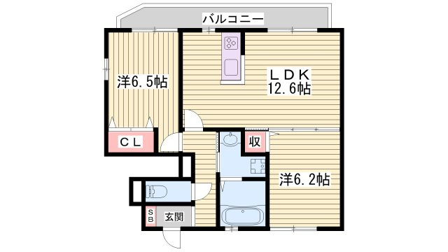 エクセルコートⅡの間取り