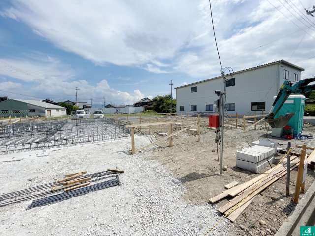 愛知郡愛荘町山川原　第2期　新築一戸建ての外観|現在の進捗状況です！順調に作業進行中、完成が待ち遠しいです！詳細の間取り等、お気軽にお問い合わせください！
