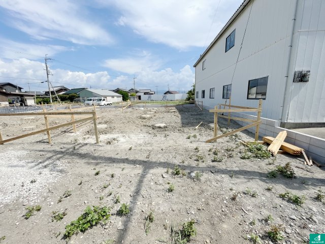 愛知郡愛荘町山川原　第2期　新築一戸建ての外観|周辺は落ち着いた街並みの住宅地！子育てがしやすい住環境です！まだ未完成ですが、現地でしかわからない事もございます。是非一度ご覧ください。