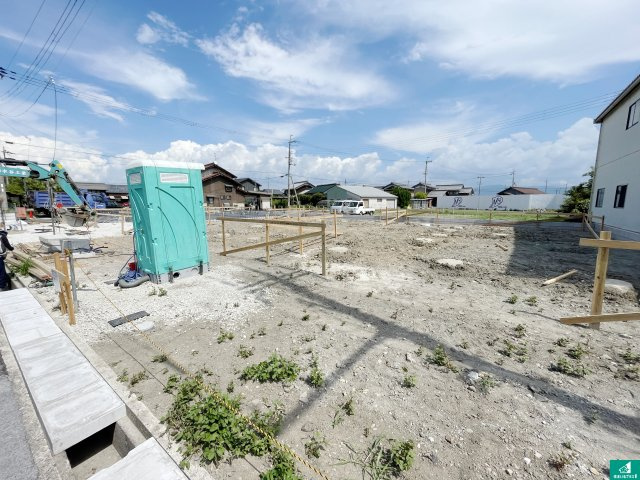 愛知郡愛荘町山川原　第2期　新築一戸建ての外観|現在建築中！落ち着いた街並みで新生活を始めることが出来そう！周辺の物件も併せてご紹介させて頂きます！