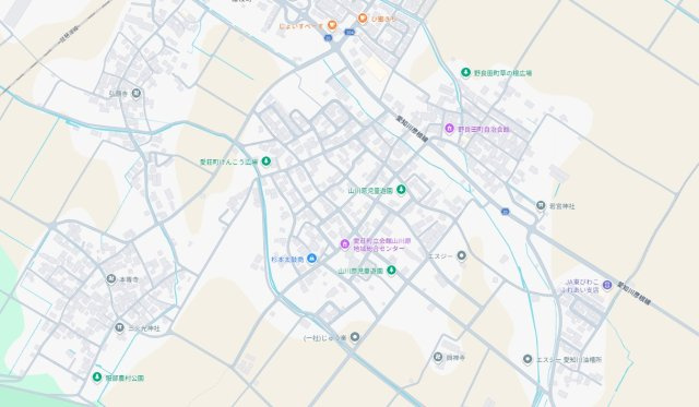 愛知郡愛荘町山川原　第2期　新築一戸建ての地図