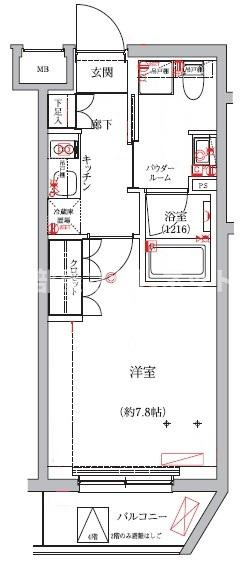 セジョリ板橋坂下Ⅱ【おとり物件なし】#学生・社会人にオススメ！初期費用分割払いOK！の間取り