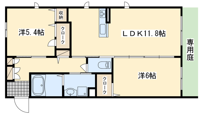 【間取り】 | メゾンエイトB棟