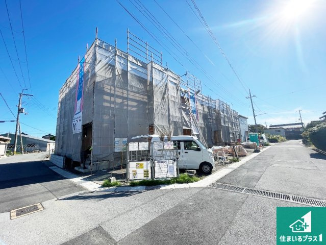 愛知郡愛荘町山川原　第2期　新築一戸建ての外観|現在の進捗状況です！順調に作業進行中、完成が待ち遠しいです！詳細の間取り等、お気軽にお問い合わせください！
