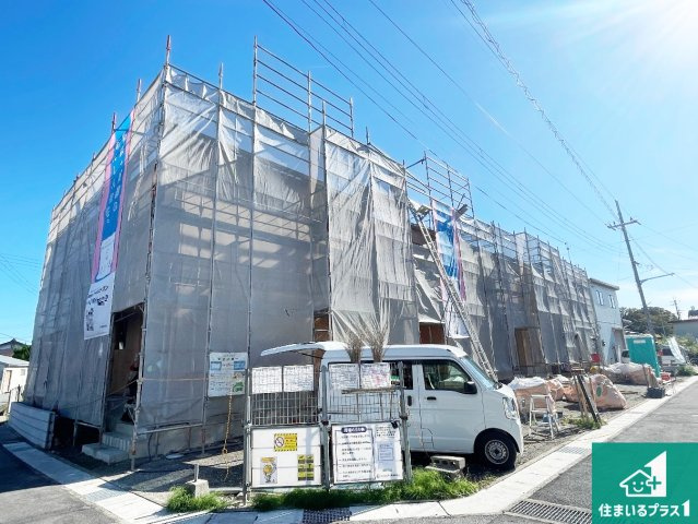 愛知郡愛荘町山川原　第2期　新築一戸建ての外観|現在建築中！落ち着いた街並みで新生活を始めることが出来そう！周辺の物件も併せてご紹介させて頂きます！