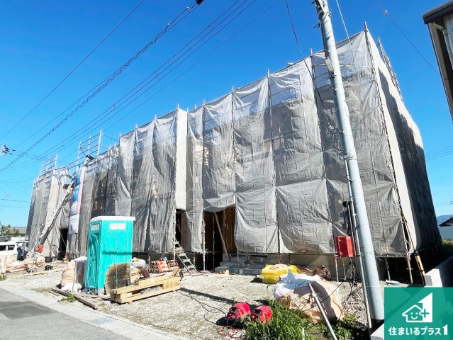 愛知郡愛荘町山川原　第2期　新築一戸建ての外観|現在の進捗状況です！順調に作業進行中、完成が待ち遠しいです！詳細の間取り等、お気軽にお問い合わせください！
