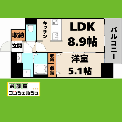 メイクス熱田神宮の間取り