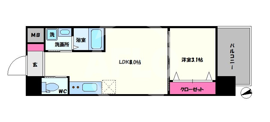 LIVIAZ三明町（リヴィアス三明町）の間取り|LIVIAZ三明町　間取り