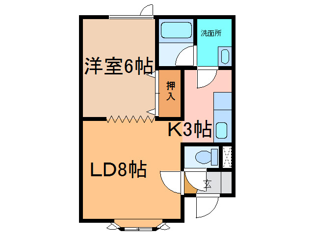 ピアヒルズⅡの間取り