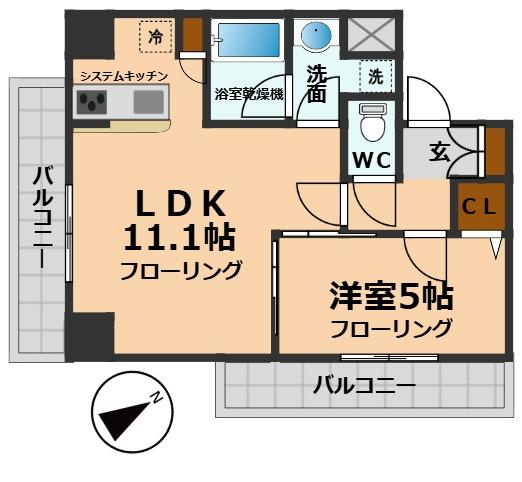【間取り】 | ルクレ上北沢ルネサンスコート