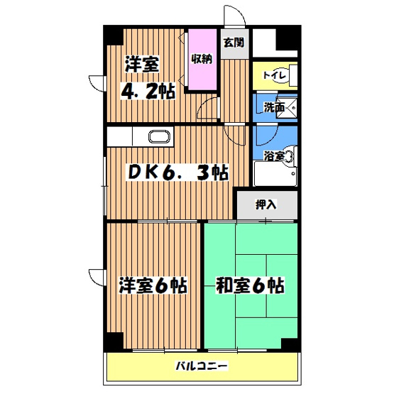 【間取り】 | ビコーハイツ