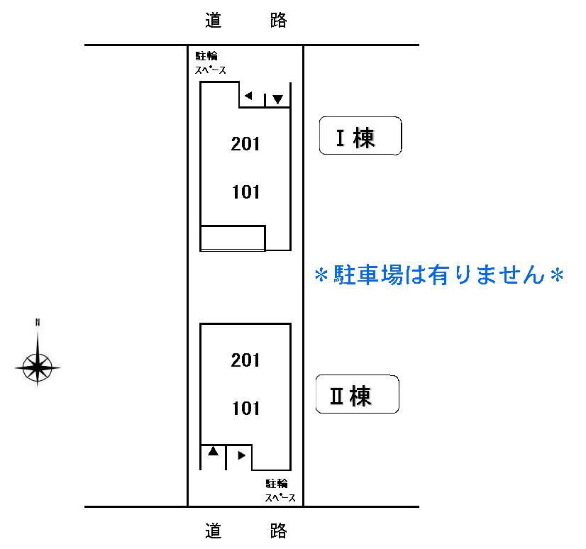 エテルノ・プラシード　Ⅱの区画図