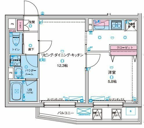 【間取り】 | ジェノヴィア高円寺スカイガーデン