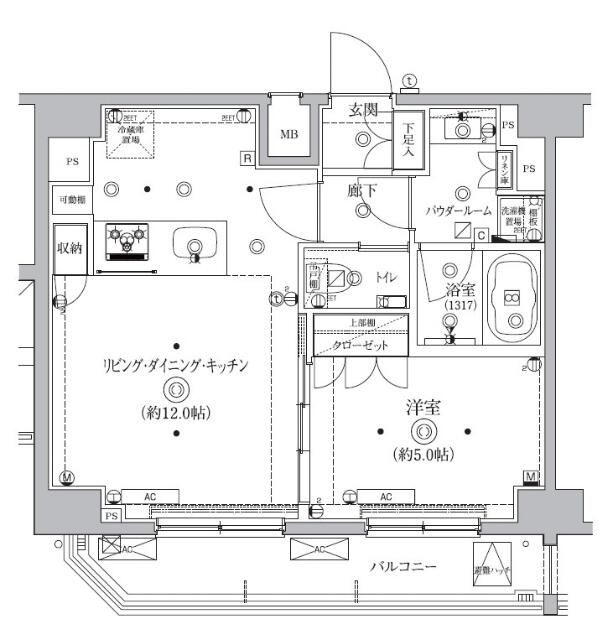 クオリタス南大井の間取り