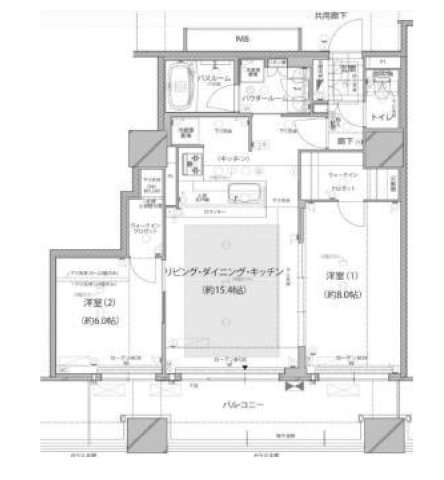 プレサンスレジェンド堺筋本町タワーの間取り