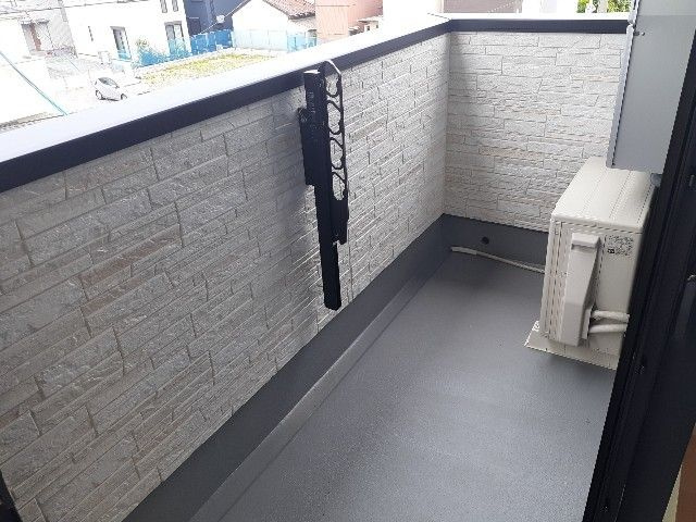 クラール岩塚のバルコニー