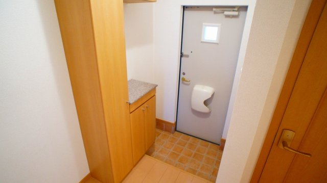 ゆったりとした玄関です
