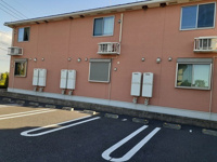 駐車場に車を止められます