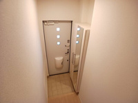 シンプルで使いやすい玄関です
