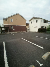 駐車場に車を止められます