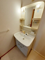 コンパクトで使いやすい洗面所