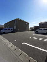 駐車場に車を止められます