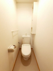 清潔感のあるトイレです