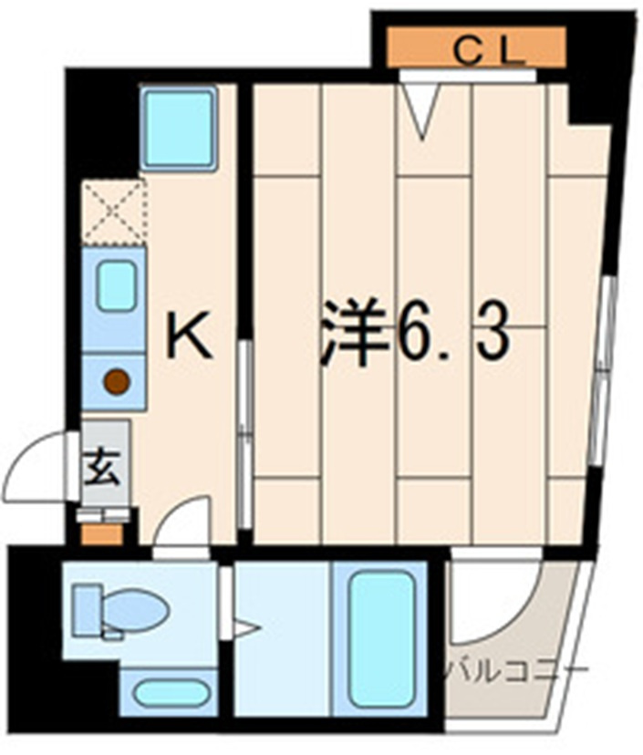 アビタシオン　サノの間取り|間取りです。