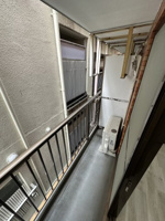 落ち着いた時間を過ごせるバルコニーです