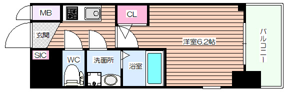 【間取り】 | エスリードレジデンス梅田グランデ