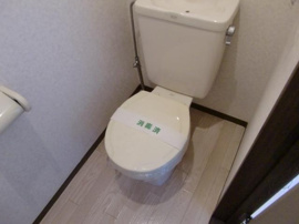 清潔感のあるトイレです
