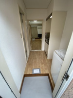 明るい玄関です