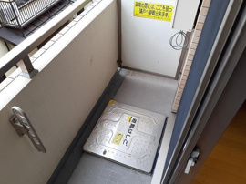 バルコニーがあります