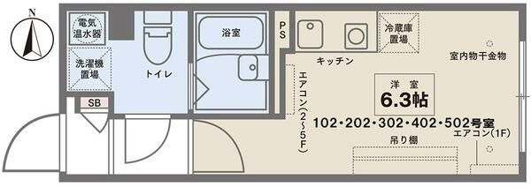 ＣＯＣＯＦＬＡＴ池袋の間取り