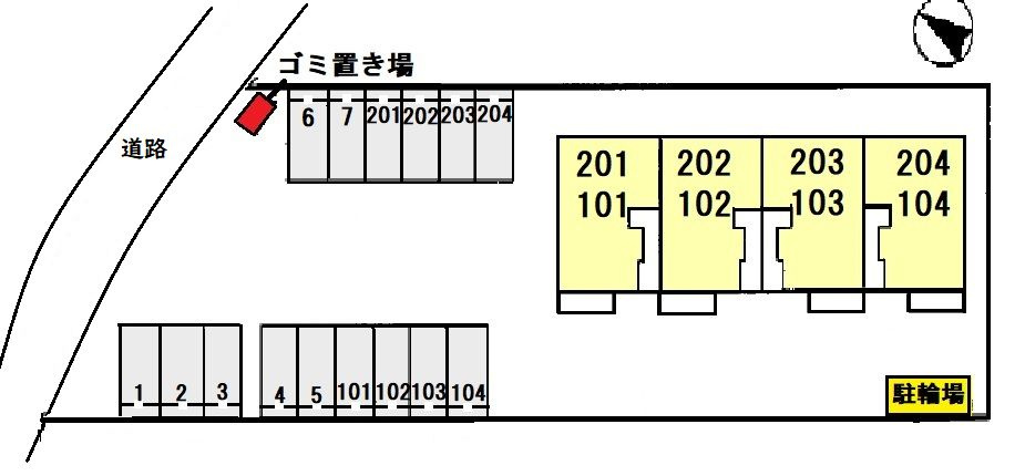 ミーツハオスの区画図