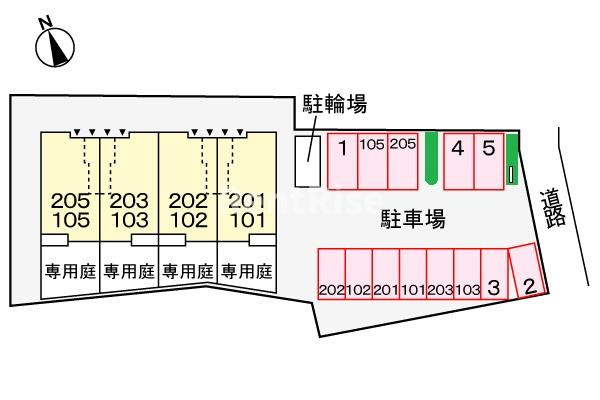 アイプレイスの区画図