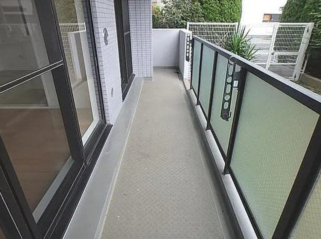 ライオンズマンション立石リバーサイドのバルコニー