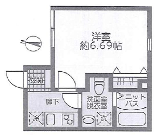 B.G.Grand清澄白河の間取り