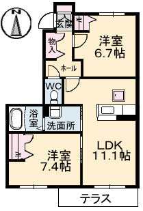 シャーメゾン上林 C棟